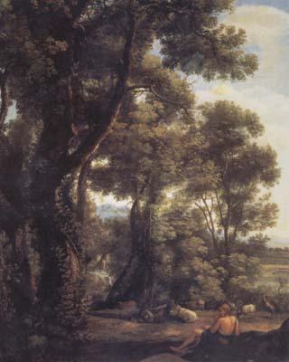 Claude Lorrain Landscape with a Goatherd (mk17) oil painting image